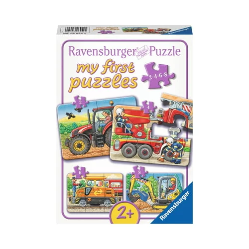 Ravensburger Puzzle - my first puzzles - V službi 2-4-6-8