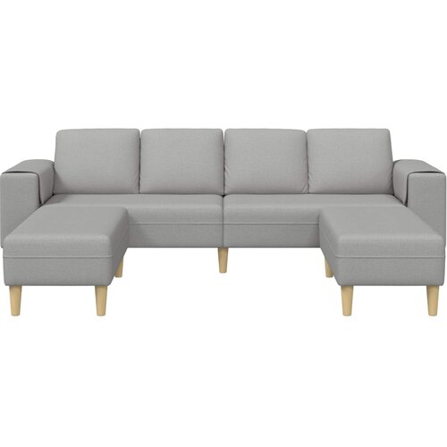 Kauč za dnevni boravak 3 pcs Oblačnosiva 250 x 188 x 76 cm Slike