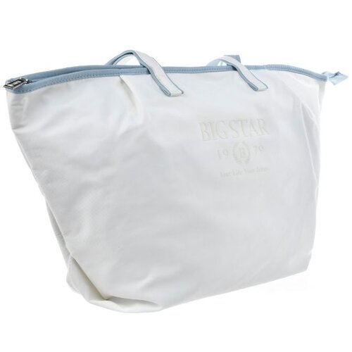 Big Star Large Fabric Bag White Slike