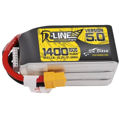 Tattu BATERIJA R-LINE 1400MAH 22.2V 150C 6S1P XT60 ZA DRONE IN RC DODATKE, (5000291908) Cene
