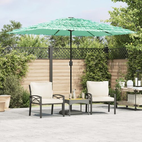 VidaXL Vrtni suncobran s čeličnom &amp;scaron;ipkom zeleni 300x200x250 cm Slike