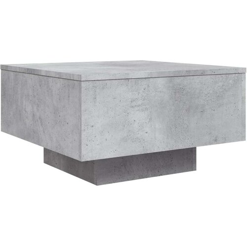  Stolić za kavu boja betona 55x55x31 cm konstruirano drvo Slike