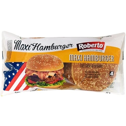 Roberto Maxi Hamburger sa susamom 300g Cene
