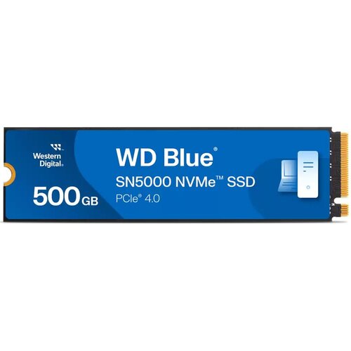 Western Digital SSD M.2, NVMe, 500GB, WD, 5000MBs/4000MBs, SN5000, plavi Cijene