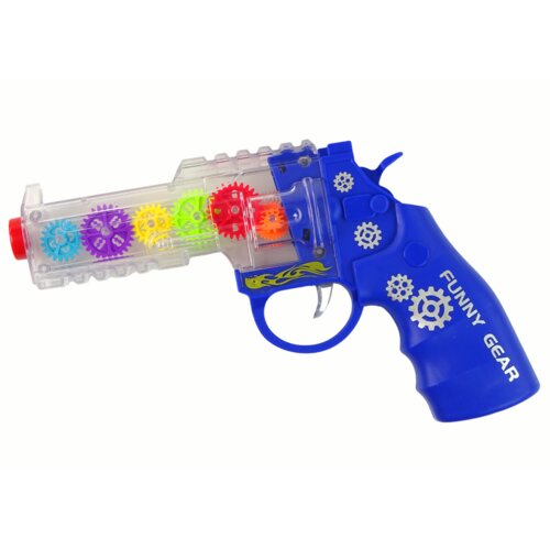  Dječji revolver sa svjetlosnim efektima plavi Slike
