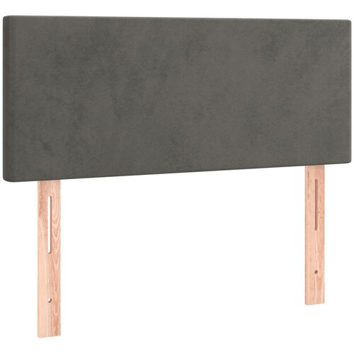 Box spring krevet s madracem tamnosivi 120 x 200 cm bar&amp;scaron;unasti Slike
