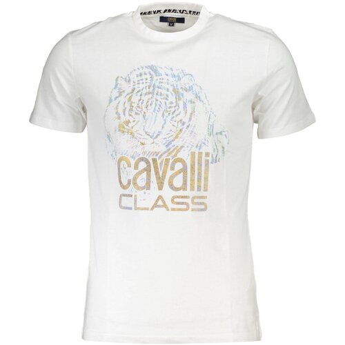 Cavalli Class T-SHIRT SHORT SLEEVE MAN WHITE Slike