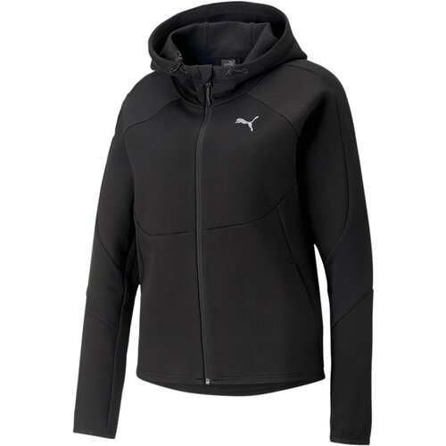 Puma Puloverji Evostripe Fullzip Hoodie Črna Cene