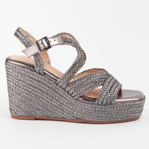 Leindia Espadrile 102977 Siva Slike