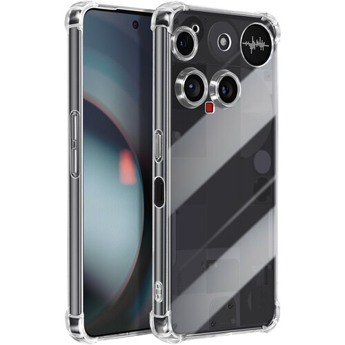 Oem Mayaxess, Ovitek za Nothing Phone 3 Bumper z ojačanimi vogali protiudarni, Prozorna, (5000275026) Cene