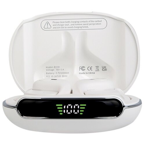 INF 2026 Bluetooth TWS z U&scaron;esnim Trakom in Zmanj&scaron;anjem Hrupa, 480mAh White, (5000323656) Cene