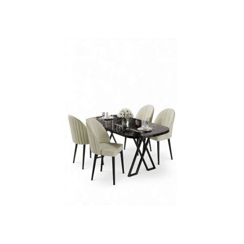 Hanah home Trpezarijski set, 5 dijelova, svijetlozelena Cene