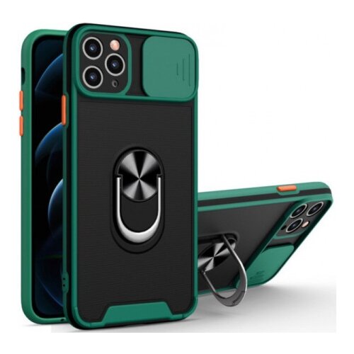 MCTR8-IPHONE 11 Pro Futrola Magnetic Defender Silicone Dark Green Slike