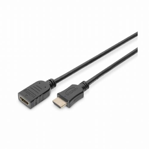 Digitus HDMI Priključni kabel [1x Muški konektor HDMI - 1x Ženski konektor HDMI] 2 m Crna Cijene