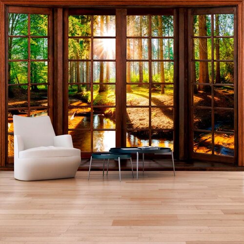  Samoljepljiva foto tapeta - Forest Terrace 98x70 Slike