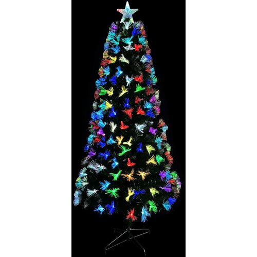  Umjetno božićno drvce s 300 LED svjetlima Zelena 240 cm PVC Slike