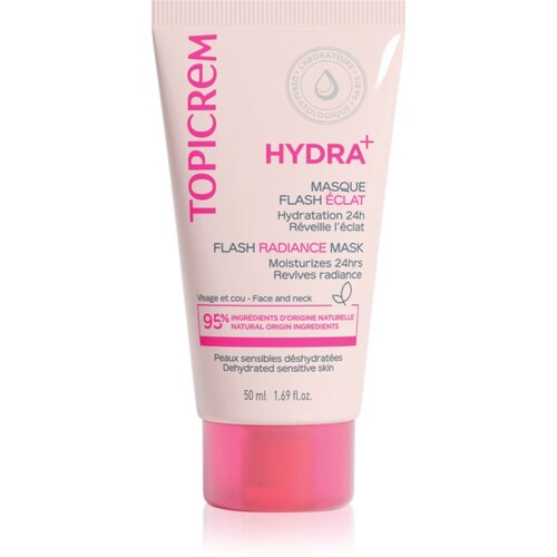 Topicrem Hydra+ Flash Radiance Mask vlažilna in posvetlitvena maska 50 ml Cene