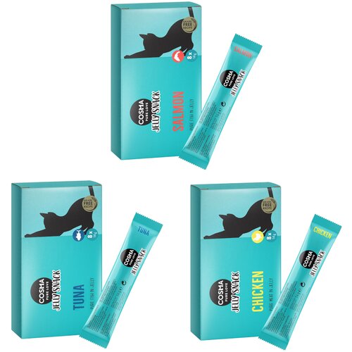 Cosma Ekonomično pakiranje Jelly Snack 24 x 14 g - Mije&amp;scaron;ano pakiranje Slike