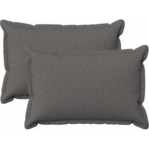  Presvlaka za jastuk 2 pcs HOUTEN Svjetlosiva 50 x 80 cm Slike