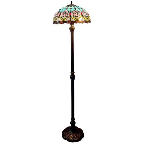  brilagi - tiffany vitražna podna lampa loras 2xE27/60W/230V Slike