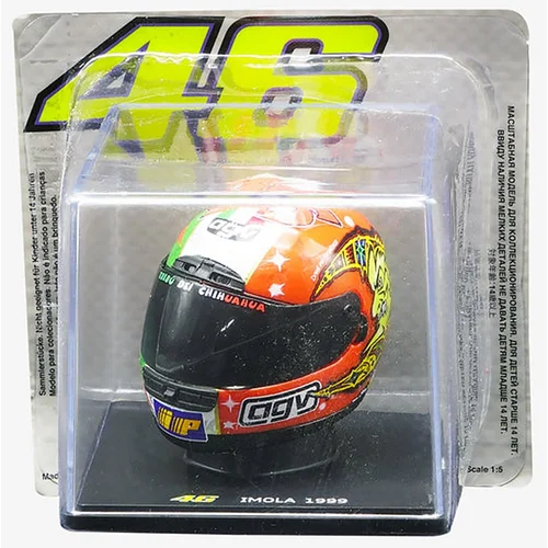 Vr46 Valentino Rossi Imola 1999 AGV Mini čelada 1:5