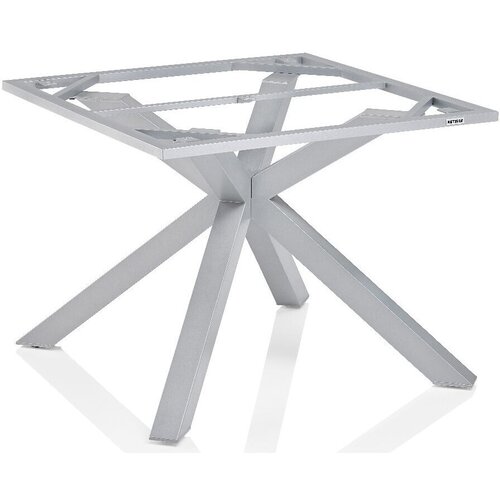Vrtne mize KETTLER Okvir za mizo X-LEG 95×95 cm &ndash; srebrn Cene