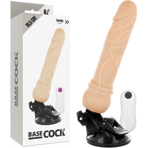 BaseCock REALISTIČNI NARAVNI VIBRATOR NA DALJINSKO UPRAVLJANJE 19,5 CM, (21264113) Slike