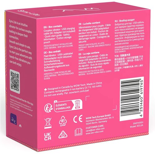 We Vibe Sync Lite Pink Slike