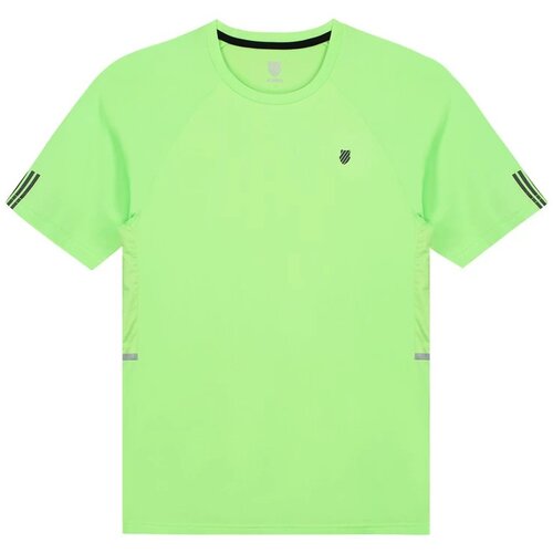 K-Swiss Pánské tričko Hypercourt Crew 2 Soft Neon Green XL Cene