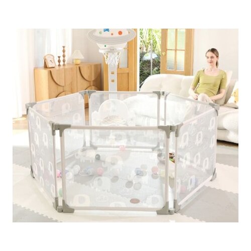 Bbo ogradica 6u1 fun 2 play (wmwl01) - elephant (80 x 72cm x 6kom) ( WMWL01-1EL ) Cene
