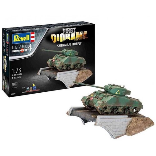 Revell maketa first diorama set - sherman firefly RV03299 Slike