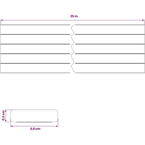  Samoljepiva brtvila za prozore Bijela 9 x 3 mm 25 m EPDM pjena Slike