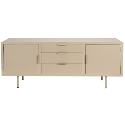 White Label Bež komoda 140x55x40 cm Kos – Cene