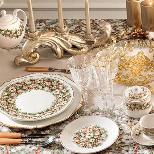 Brandani Batuffoli Porcelan 18-delni komplet krožnikov Slike