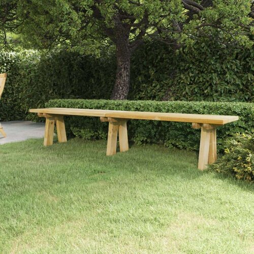  Klupa 220 cm od masivne impregnirane borovine Slike
