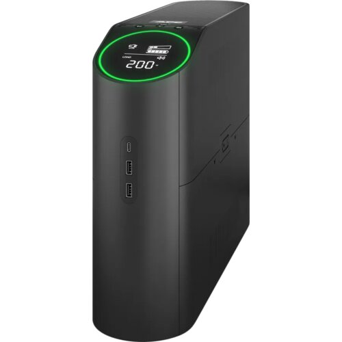  Back-UPS Pro for Gaming, 2200VA/1320W, Tower, 230V, 4x Schuko and 2x IEC C13 outlets, RGB Lights, Pure Sine Wave, Midnight (Black) Cene