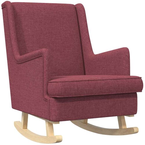  Zibajoči stol Vinorodna rdeča 62 x 80 x 85 cm blago Cene