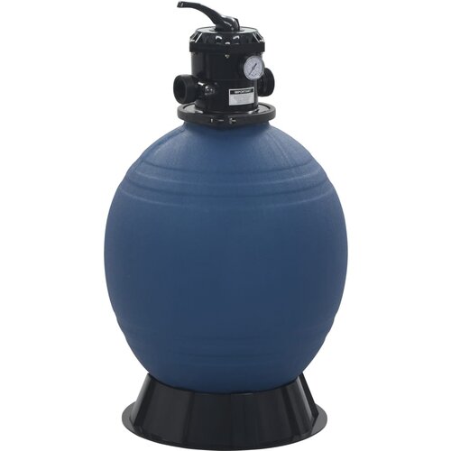 vidaXL Bazenski peščeni filter s 6-pozicijskim ventilom moder 560 mm Cene