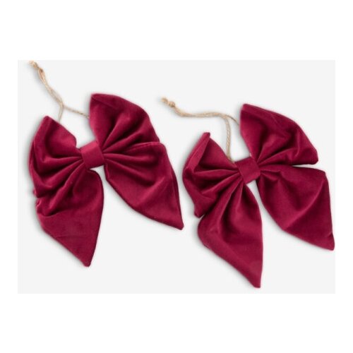  Bows 2pcs/pk burgundy Slike