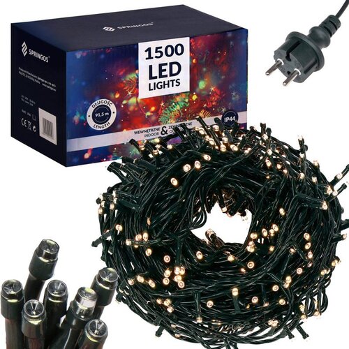  Božićne lampice s 1500 LED dioda Slike