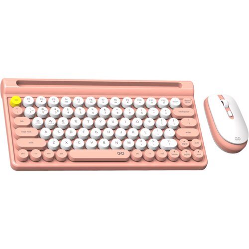 mis tastatura combo wireless fantech WK-897 go mochi 80 narandzasti Slike