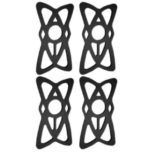 INF Paket 4 silikonskih držal za trak za telefon za motorno kolo Black 13 x 7 x 0,2 cm, (21261949) Slike