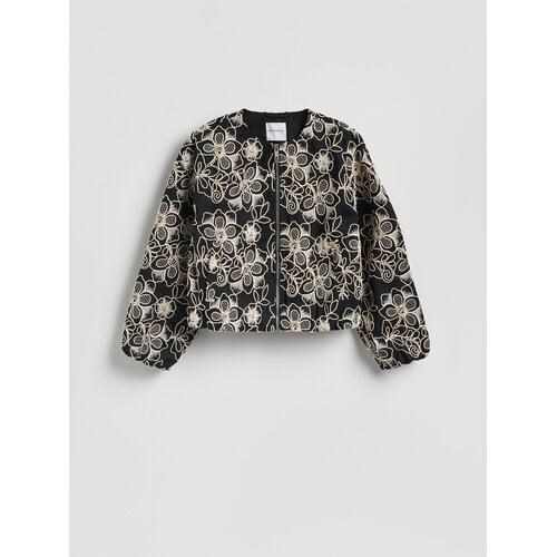 Reserved Bomber jakna s vezom - crno Cijene