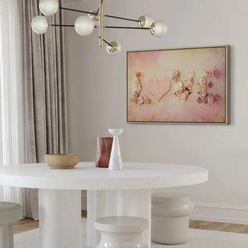  Slika - Time for Love (1 Part) Wide 120x80 U prirodnom drvenom okviru Slike