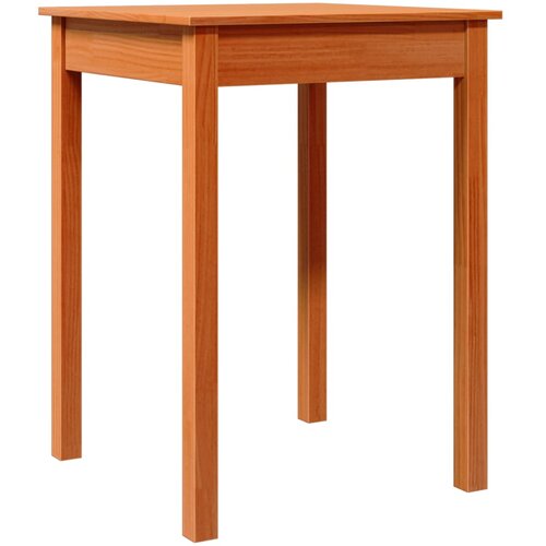 VidaXL Jedilna miza vo&amp;scaron;čeno rjava 55x55x75 cm trdna borovina, (21063705) Slike