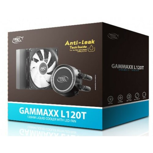 DeepCool GAMMAXX L120T BLUE, Fan 500~1800rpm, LGA115xx/LGA1366/AMD AM4/AM3/FM2+ vodeno hladjenje Slike