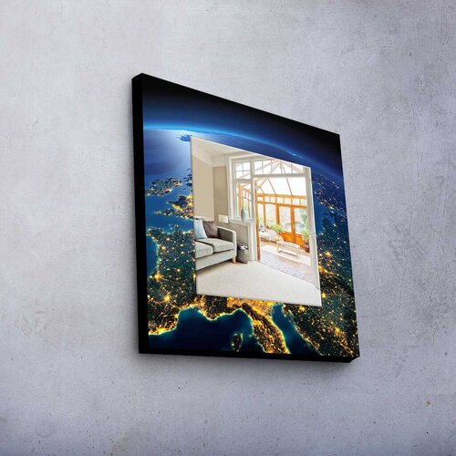 Wallity ogledalo MA-094, 50x50cm Cene
