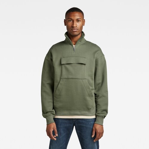 G-star Sweatshirt - Double points loose skipper sw zelená Slike