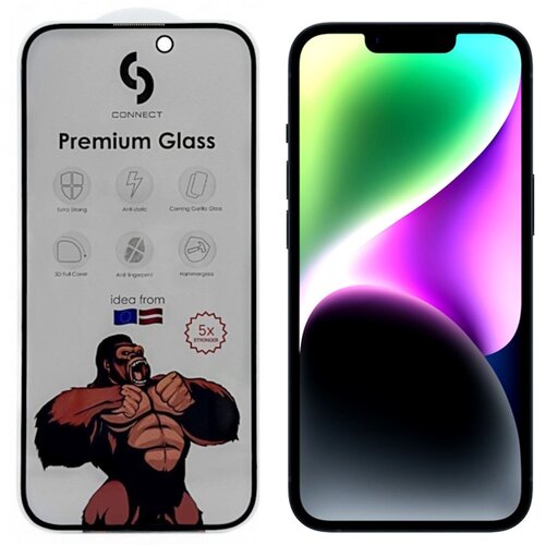 Evelatus Connect Corning Gorilla Ultra Strong 3D Privacy Glass za Apple iPhone 13 / 13 Pro / 14 črna, (21206427) Slike