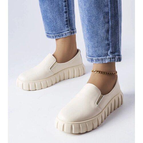 Gemre Beige slip-on shoes Igreja Cene